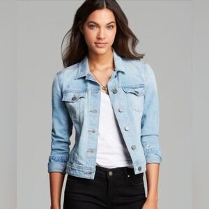 PAIGE Vermont Light Wash Denim Jacket